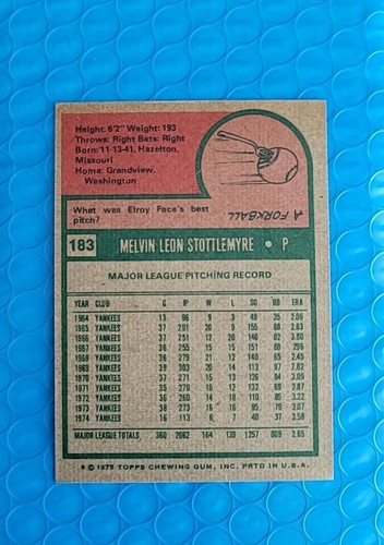 1975 Topps Baseball Cards Lot Pick A Card Player 1-330 - Picture 259 of 497