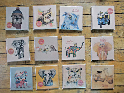 Set of TWO Mini Handmade Travel Journals from Thailand Love Go to Chiang Mai