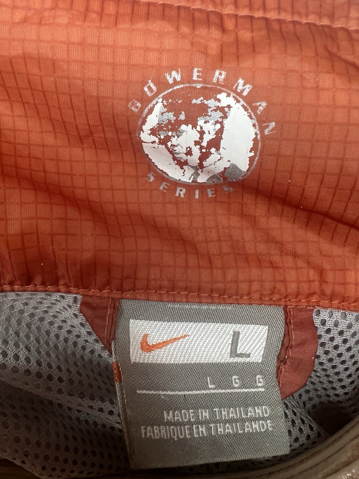 SACAI X NIKE Giacca a vento Nike Bowerman Series Athletic arancione full zip uomo taglia L