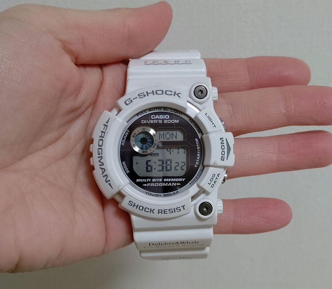 CASIO G-SHOCK FROGMAN ICERC 2006 DOLPHIN/ WHALE GW-206k-7JR