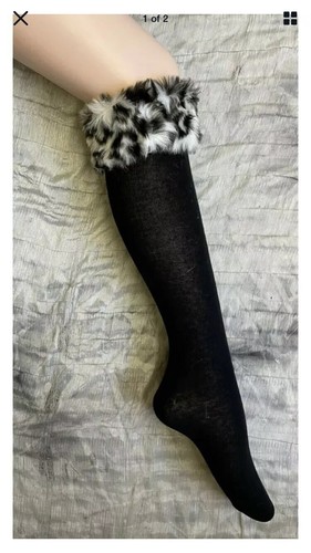 Faux Fur Cuff Boot Welly Liner | eBay