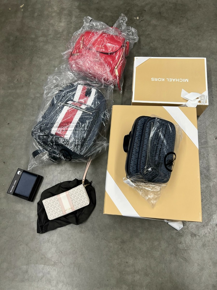 Michael Kors Hudson Commuter Logo Stripe Backpack | eBay