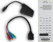 Framemeister Set Accessori XRGB-mini EuroSCART e Adattatore Componente, Sovrapposizione Remota