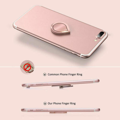 360°Finger Grip Metal Ring Stand Holder For All Smart Phones Tablet iPhone i Pad - Picture 3 of 12
