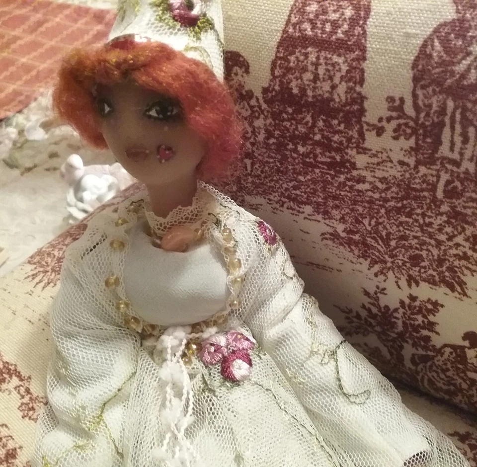 The Love Duchess, feita à mão, carvalho, boneca de arte (Valentine) - Imagem 4 de 4