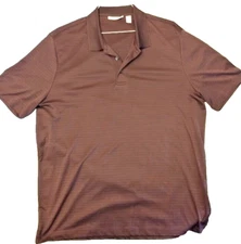 Perry Ellis PORTFOLIO Mens  Short Sleeve Polo Shirt Size XL preowned VG cond.