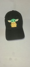 Grogu Baby Yoda Hat Adjustable Strapback OSFM Black Star Wars