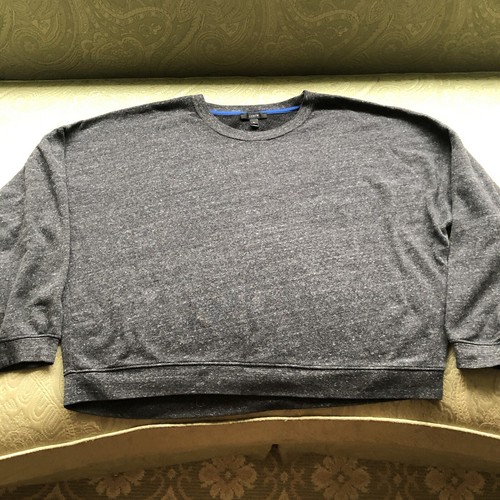 J. Crew Cropped Sweatshirt Gray Size XL 