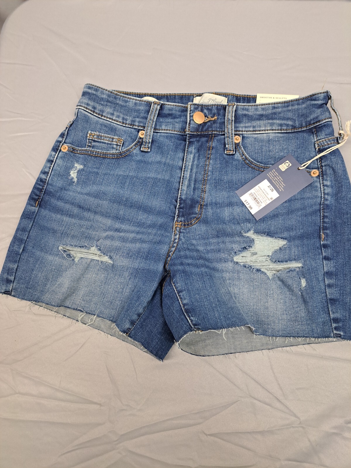 Universal Thread Women's HighRise Midi Blue Jean Shorts Pick Size and