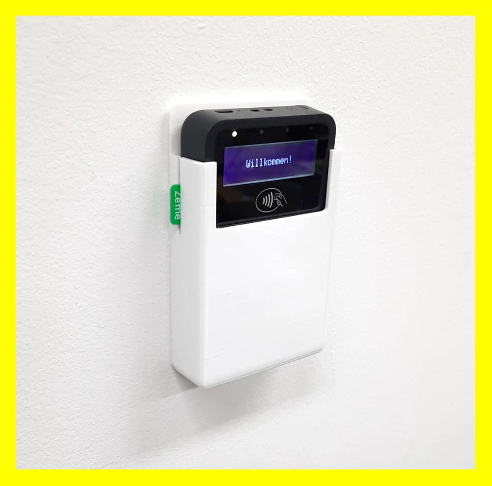 JM FUND UG Zettle izettle Halter|Halterung Wandhalterung wall mount holder weiß