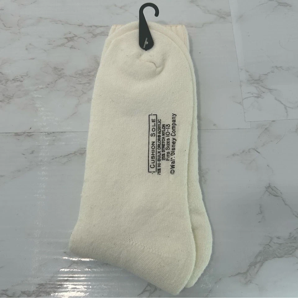 RARO! Calcetines de golf Mickey Mouse bordados vintage años 80 WALT DISNEY TALLA 10-13 Foto 2 de 4