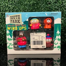 NEW 1998 SOUTH PARK COLLECTOR'S PACK WIND UPS WALKERS COMEDY CENTRAL