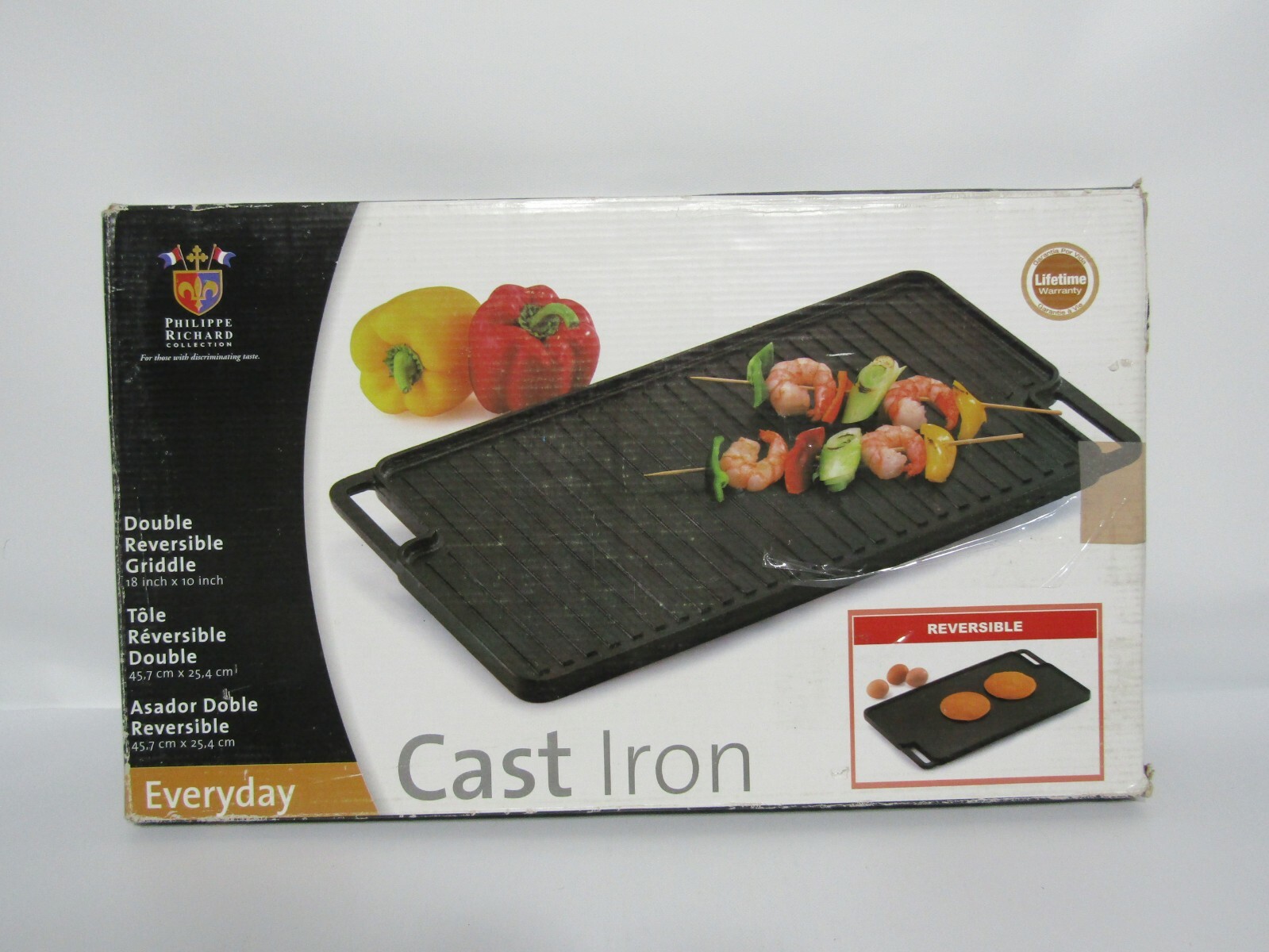 Phillipe Richard Cast Iron Griddle eBay
