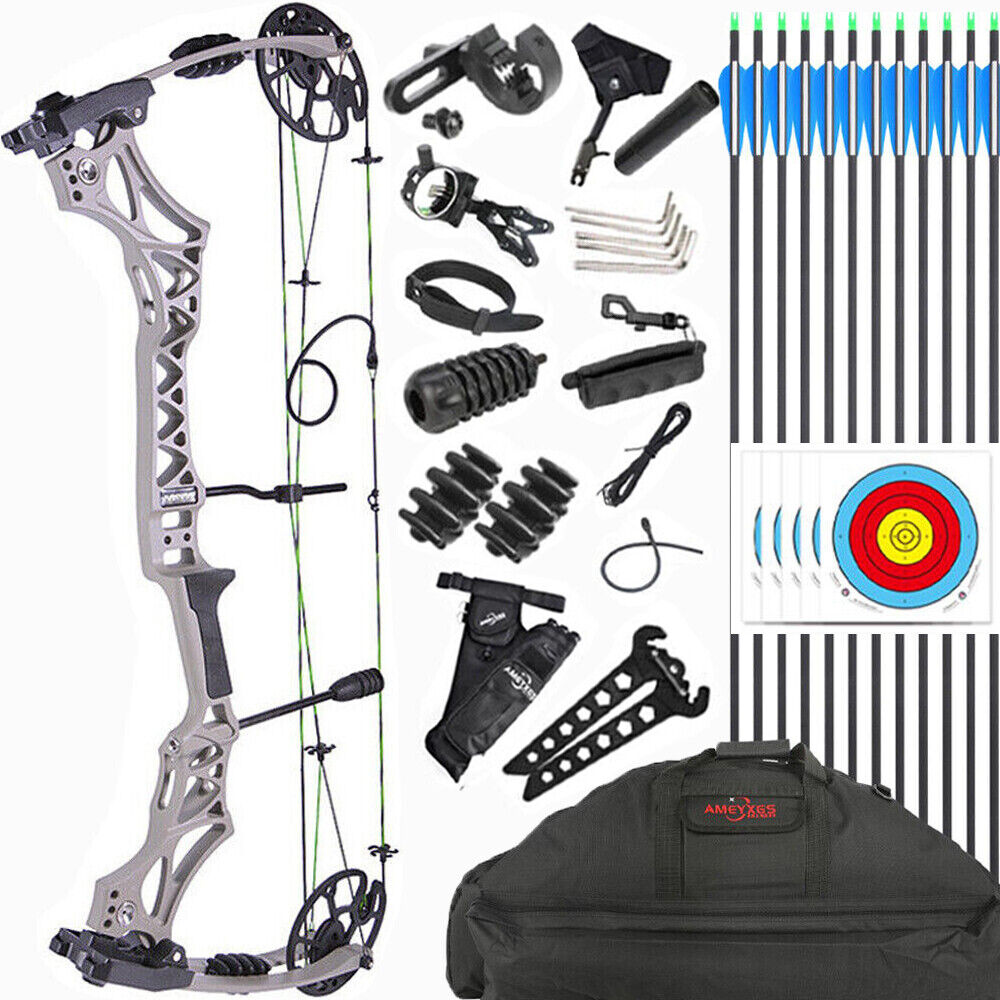 30-70lbs 80% Let Off JUNXING M128 Right Hand Archery Compound Bow