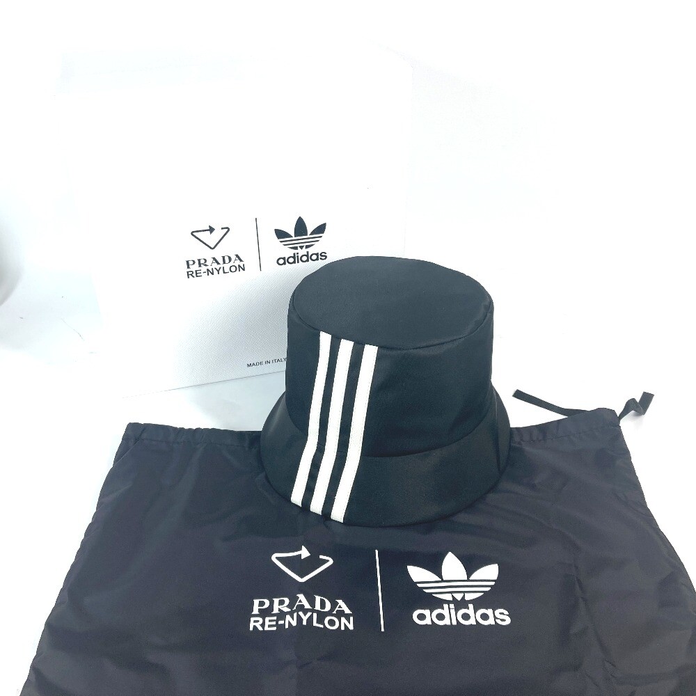 PRADA 2HC137 Three Stripes adidas collaboration bucket hat  display picture 3
