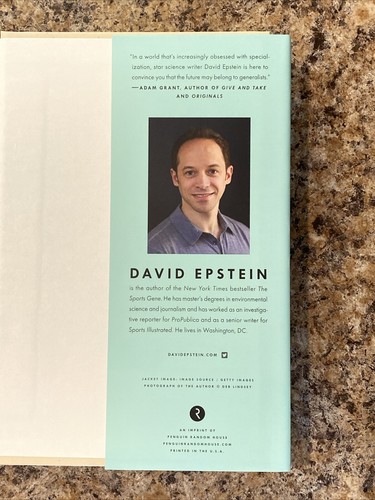 Range SIGNED by David Epstein - 1st Edition Near Fine Hardcover - Picture 10 of 18