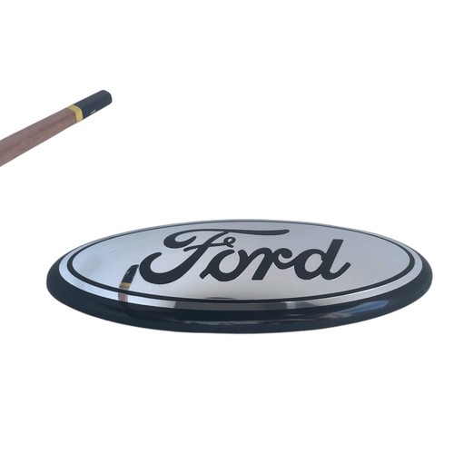 Mirror Oval Ford Logo Trunk Front/Rear Emblem Range Edge Expedition F150 F250 - Picture 2 of 4