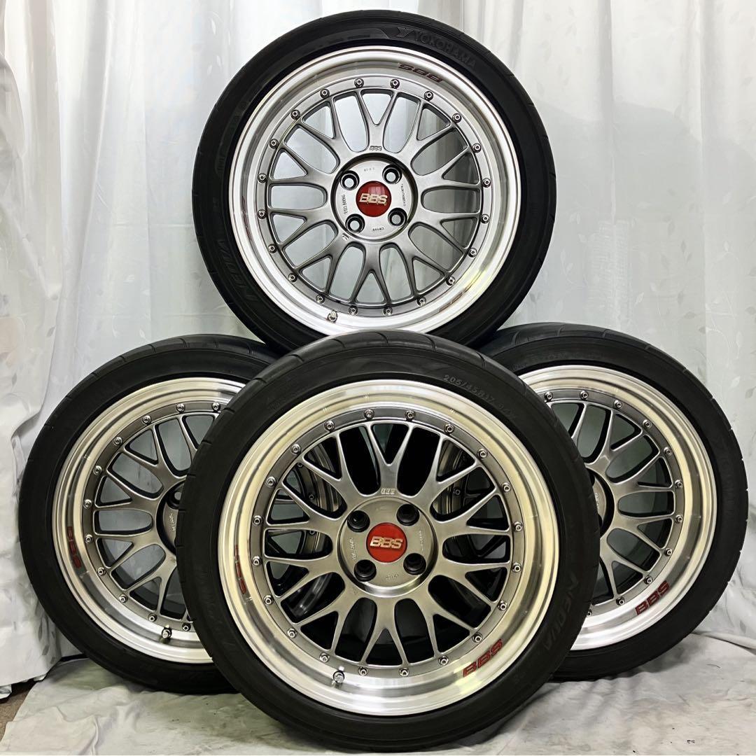 JDM BBS LM198 Champion Edition 17 inch wheels 205/45R 17 No Tires