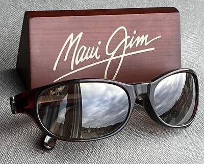 Maui Jim Cyclone MJ 136 10 - Brown Tortoise Frame - HCL Bronze