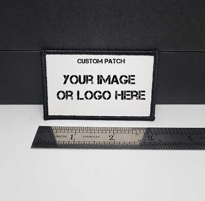 Custom Morale Patch 2''x3'' Text/Image Personalized Sublimation (no minimums!)