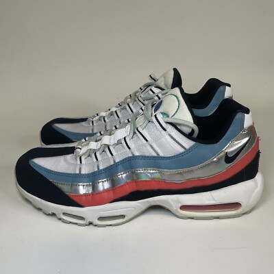 Nike Air Max 95 'Aliens' Sneakers Mens Size 12 Black Cerulean Magic Ember White