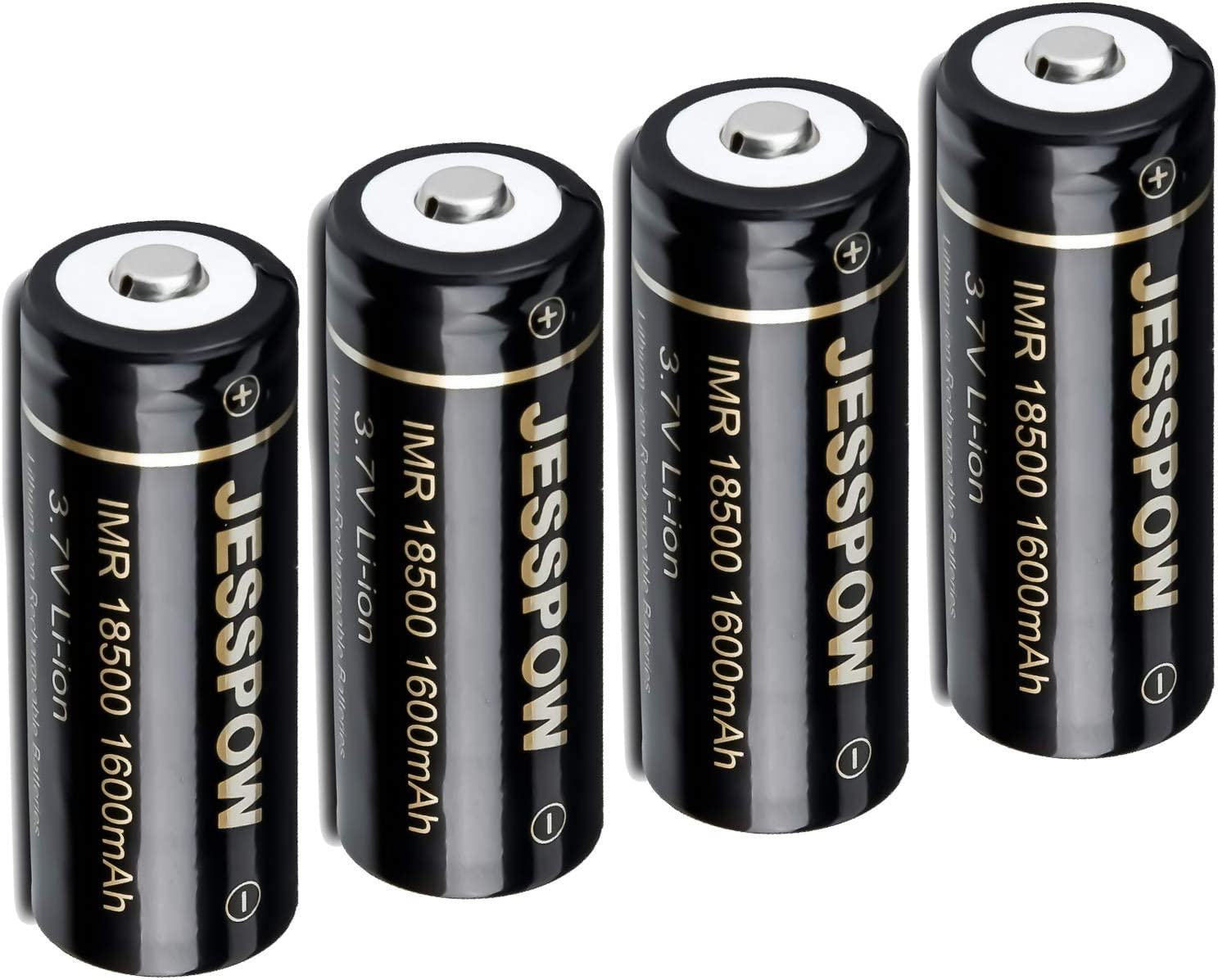 18500 Rechargeable Batteries, IMR 18500 Rechargeable Li-Ion Battery 1600Mah 3.7V-image