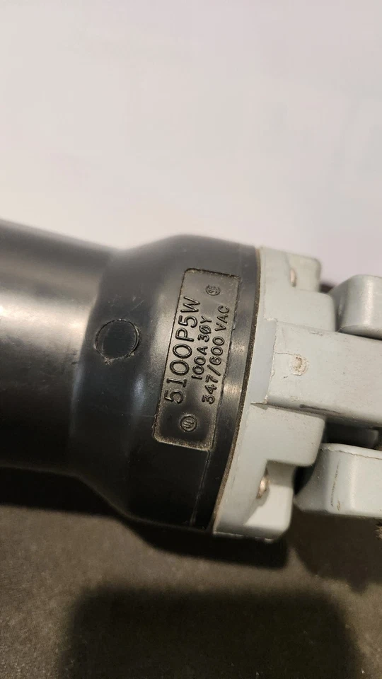 Hubbell HBL5100P5W Plug, 100A 347/600V 3 Phase - Image 2 of 2