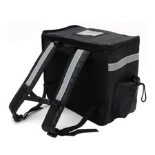 Picnic Bags Thermal with Cup Holders Food Warmer Black Reusable Cooler
