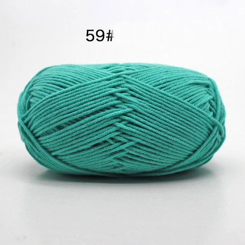 62 Colors Milk Cotton Skeins Hand Knitting Wool Baby Crochet Chunky Yarn 50g - Picture 82 of 87