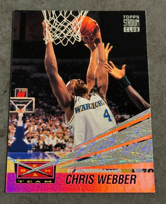 Chris Webber Topps Beam Team 1994 #21