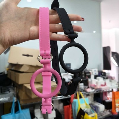 Silicone Bondage Open Mouth Gag O Ring Plug Slave Roleplay Games for Women Men