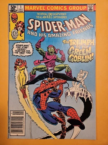 SPIDER-MAN and His Amazing Friends #1 Marvel comic 1981 VERY FINE First FireStar