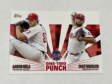 2023 Topps Baseball One-Two Punch - Zack Wheeler - Philadelphia Phillies