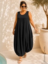 LAGENLOOK Top Ballon-Kleid NL+Long 44 46 48 5...