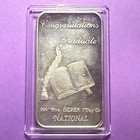 1oz Toned 1992 National Mint Graduation “Congratulations Graduate” Silver Bar