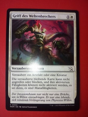 MTG-MAGIC THE GATHERING Griff des Weltenbrechers 2023 Deutsch MOM 0033