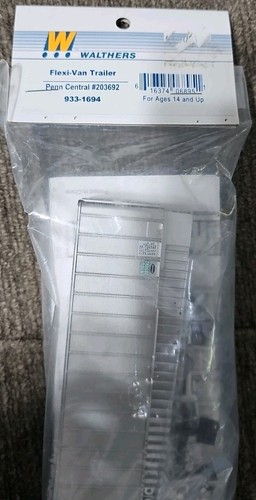 Kit de remolque furgoneta flexible Walthers 933-1694 escala HO Penn Central #203692 | Zustand: New