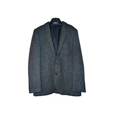 J.Crew Ludlow 40R Gray Herringbone Moon Wool Blazer Bemberg Lined Sport Coat