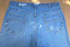 LEVI'S Vintage 80s   Made In USA Orange Tab Jeans, Mens 36 x 41