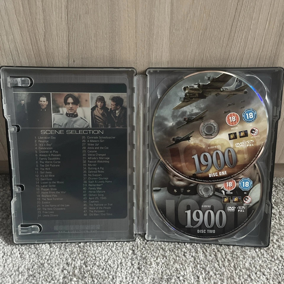 1900 (Steelbook Edition) : Robert DeNiro : 2 Disc DVD Region 2 PAL - Image 3 of 4