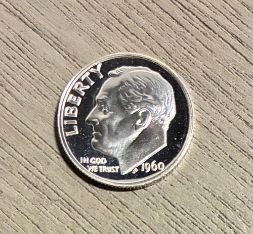 1960 Proof Silver Roosevelt Dime