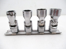 Snap On 4 Pc Universal Swivel Flex Socket Set 38 Drive 716 Thru 58 Sae Snap On 4 Pc Universal Swivel Flex Socket Set 38 Drive 716 Thru 58 Sae