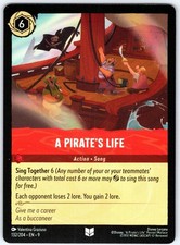 A Pirate's Life 132/204 Uncommon Fabled NM Lorcana Disney