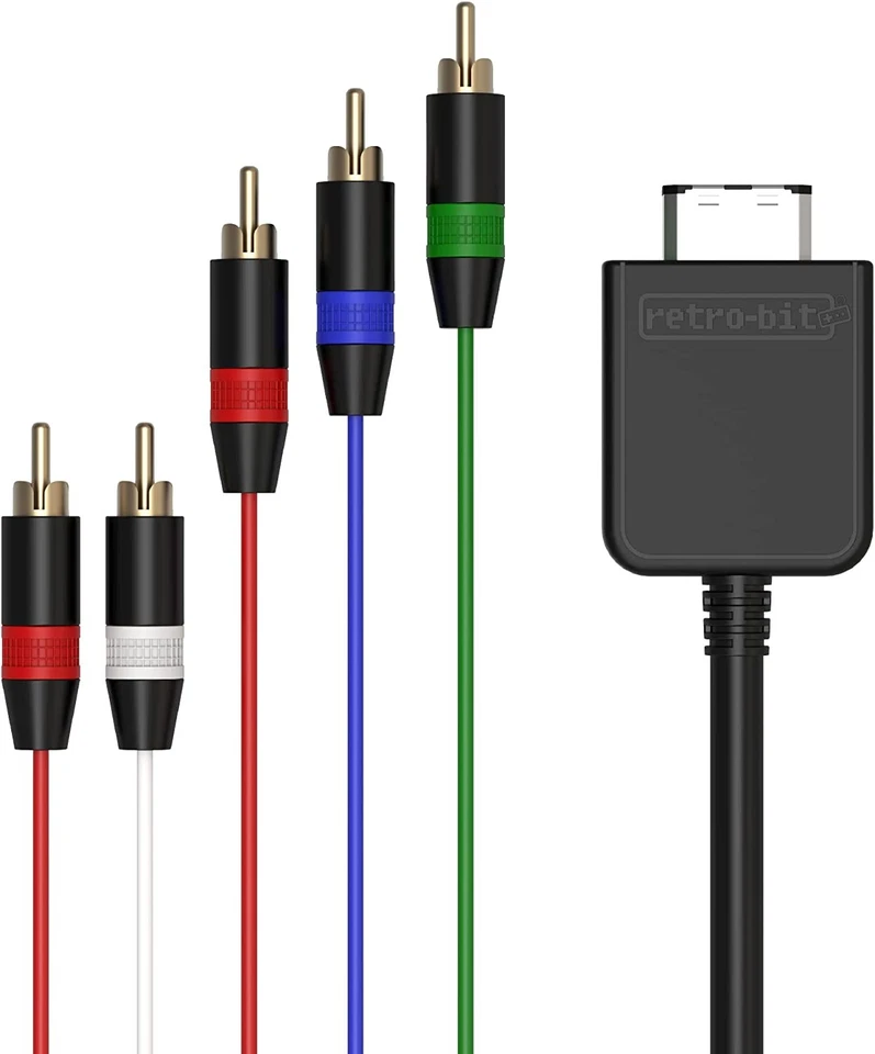 Retro-Bit Retro Prism Component Cable for Gamecu (Nintendo GameCube) (UK IMPORT) - Image 2 of 4