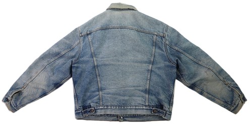 VTG 80s Levis Levi’s USA Men's L 44 Blue Denim Blanket Lined Trucker Jean Jacket by Levi's, $99.99 - Photo 17