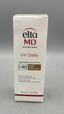 Elta MD Tinted UV Daily Broad Spectrum SPF 40 1.7oz 48g EXP 10/2026 New In Box