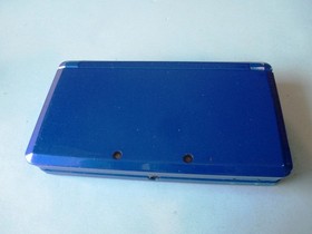 Nintendo 3DS Luigi's Mansion: Dark Moon Cobalt Blue System w/Charger FREE Ship!