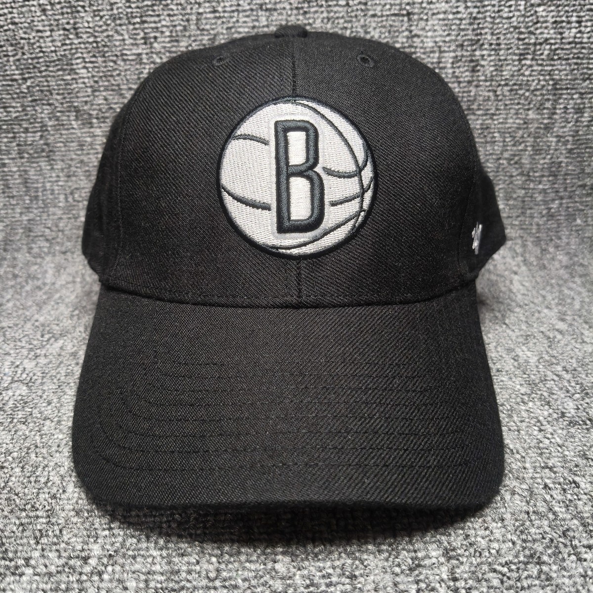 '47 Brand Brooklyn Nets NBA Black Snapback Hat Cap