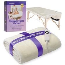 Massage Table Warmer Heating Pad - 6 Temperature Settings - 71" x 31.5  - Sof...