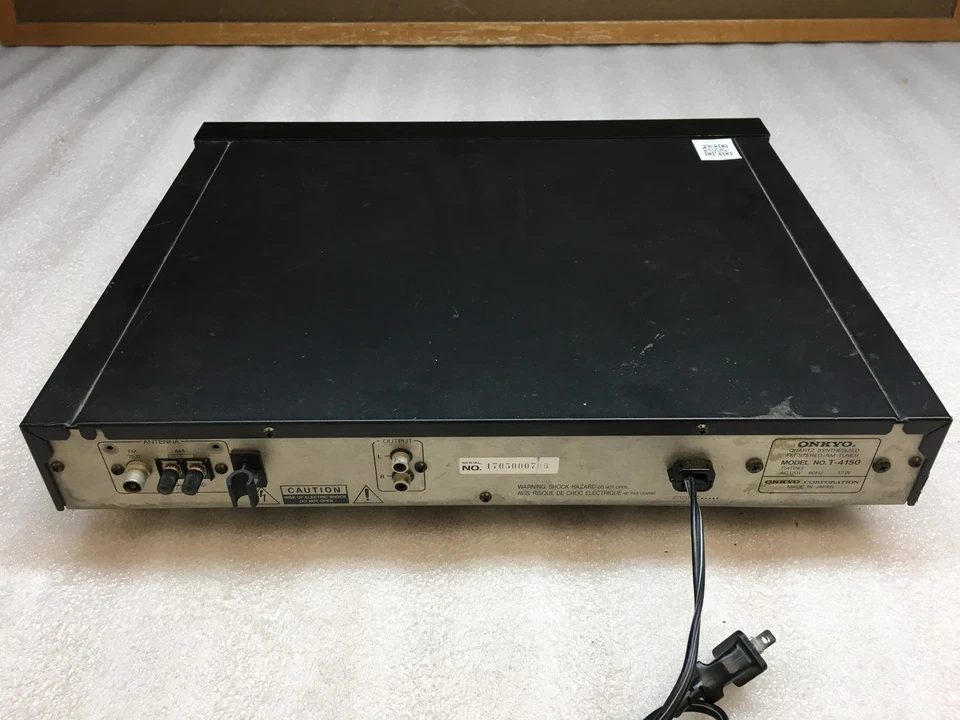 Onkyo T-4150 Integra Cuarzo Sintetizado FM Estéreo Y Sintonizador AM Usado y Funcional Foto 4 de 4